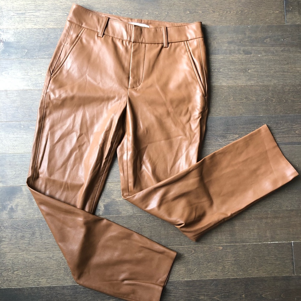 Zara Faux Leather Pants-Size 2